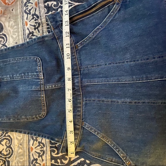 Rare! Madewell Jean Flare overalls NWOT Sz Small - Picture 7 of 10